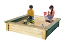 Arenero infantil de madera 150x150x30 cm