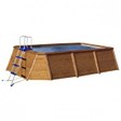 Piscina de madera panelada K2O 345x255x107 cm