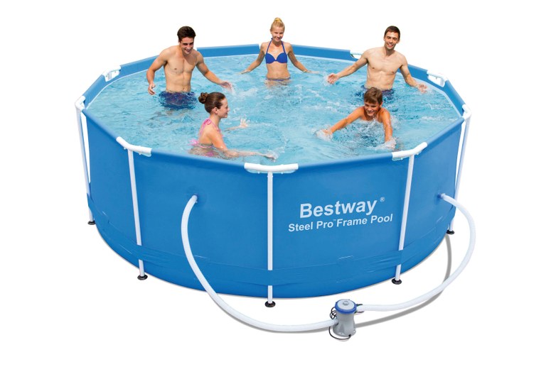 Metallrahmen Pool Bestway Steel Pro 305x100 cm
