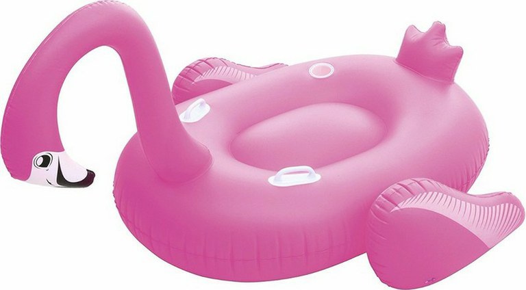 Flamenco inflável para adultos com alças 198x140x107cm