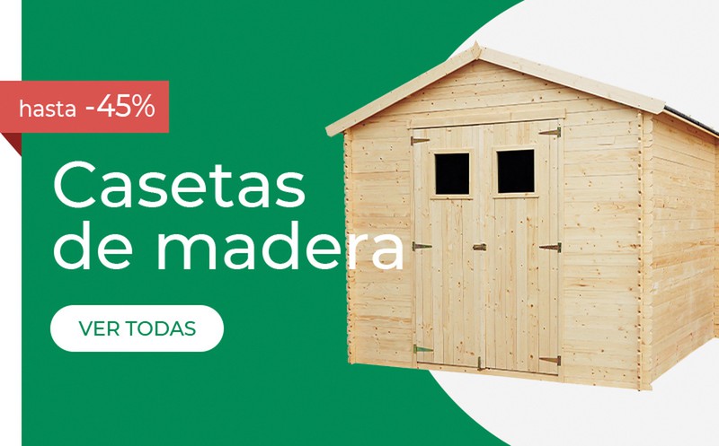 Casetas de madera para tener organizado tu jardín